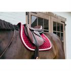 Tapis de selle Plaited Cord Jumping Kentucky Rouge foncé