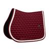 Tapis de selle Plaited Cord Jumping Kentucky Rouge foncé