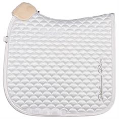 Tapis de selle Platinum Pure Satin Cloud Eskadron Blanc