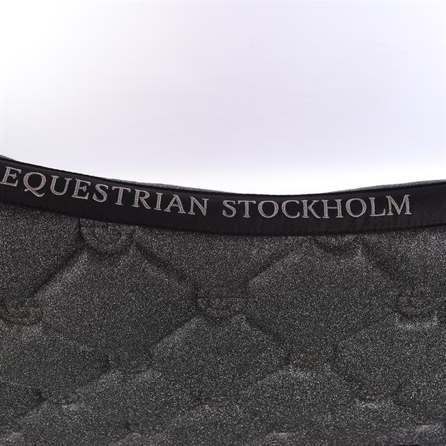 Tapis de selle Polar Night Glimmer Equestrian Stockholm Noir-argenté