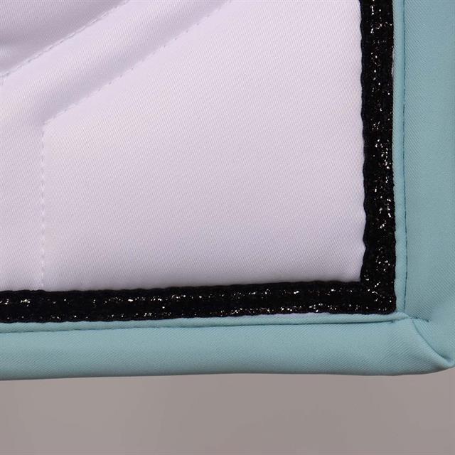 Tapis de selle polyvalent HGBrean HORSEGEAR Blanc-bleu