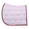 Tapis de selle polyvalent HGBrean HORSEGEAR Blanc-rose foncé