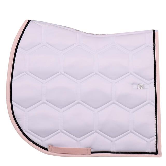 Tapis de selle polyvalent HGBrean HORSEGEAR Blanc-rose