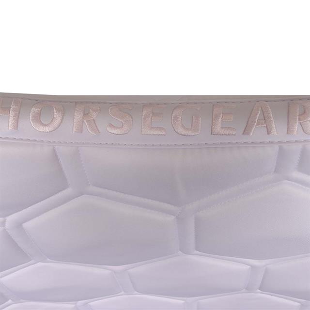 Tapis de selle polyvalent HGBrean HORSEGEAR Blanc-rose
