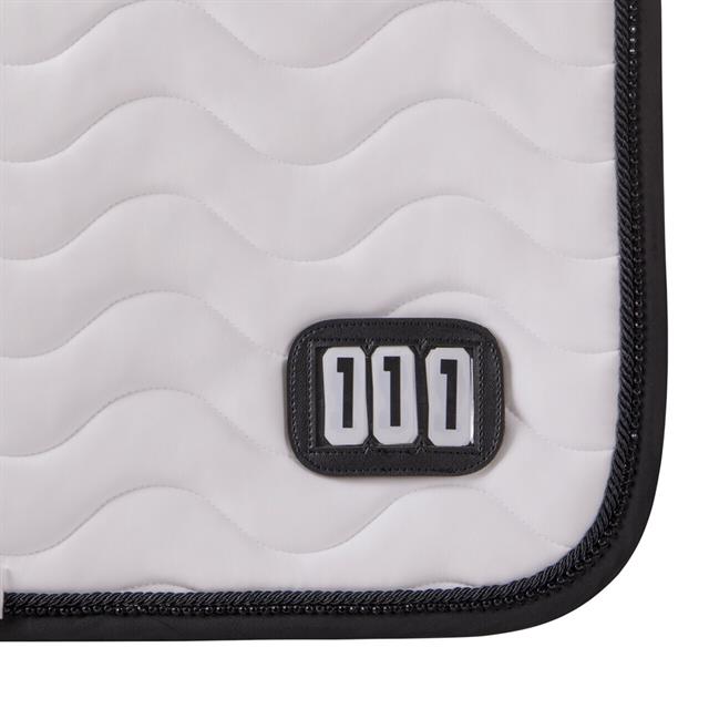 Tapis de selle Polyvalent QHP Nummer Blanc-noir
