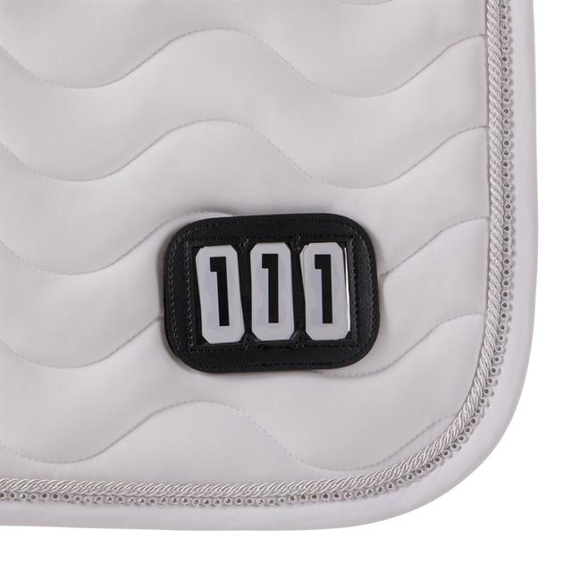 Tapis de selle Polyvalent QHP Nummer Blanc