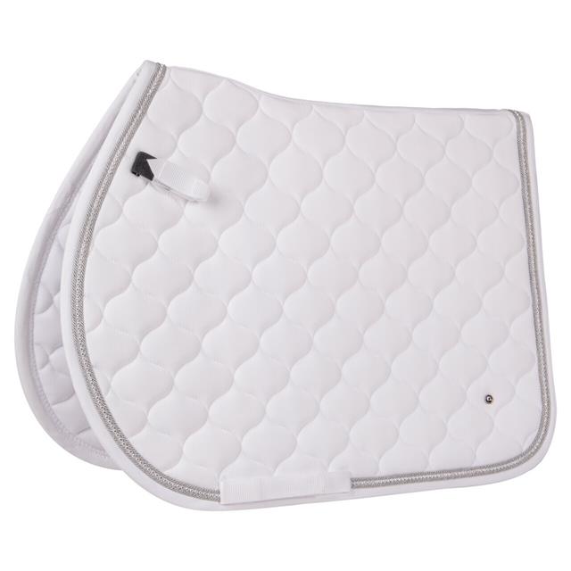 Tapis de selle polyvalent Sparkle QHP Blanc