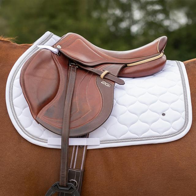 Tapis de selle polyvalent Sparkle QHP Blanc