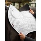 Tapis de selle Prosorb Plain 2 Pocket Close Contact LeMieux Blanc