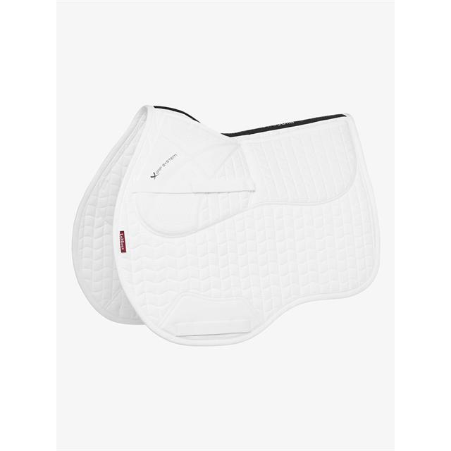 Tapis de selle Prosorb Plain 2 Pocket Gp Square LeMieux Blanc