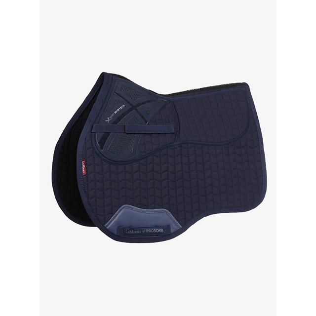 Tapis de selle Prosorb Plain 2 Pocket Gp Square LeMieux Bleu foncé