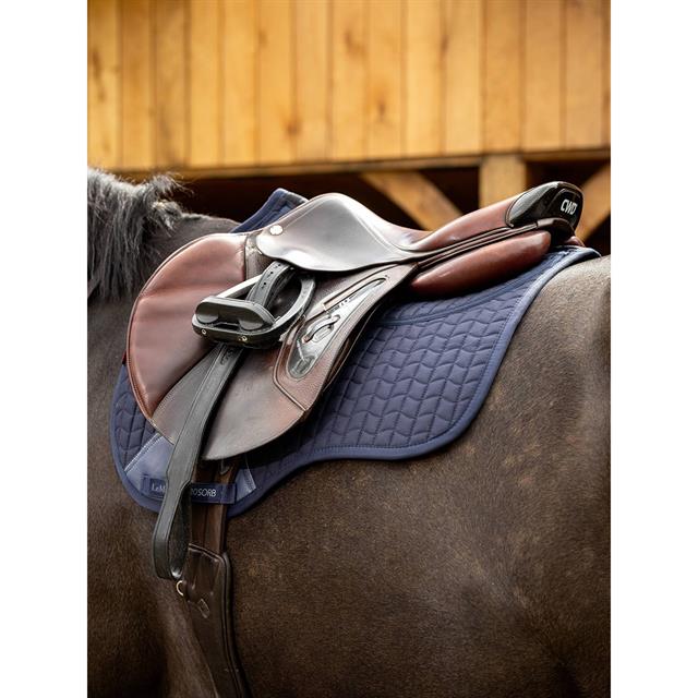 Tapis de selle Prosorb Plain 2 Pocket Gp Square LeMieux Bleu foncé