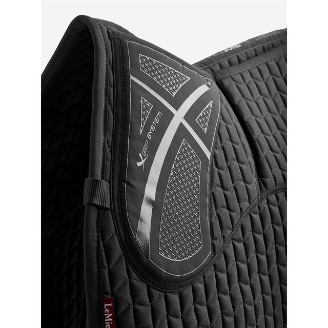 Tapis de selle Prosorb Plain 2 Pocket Gp Square LeMieux Noir