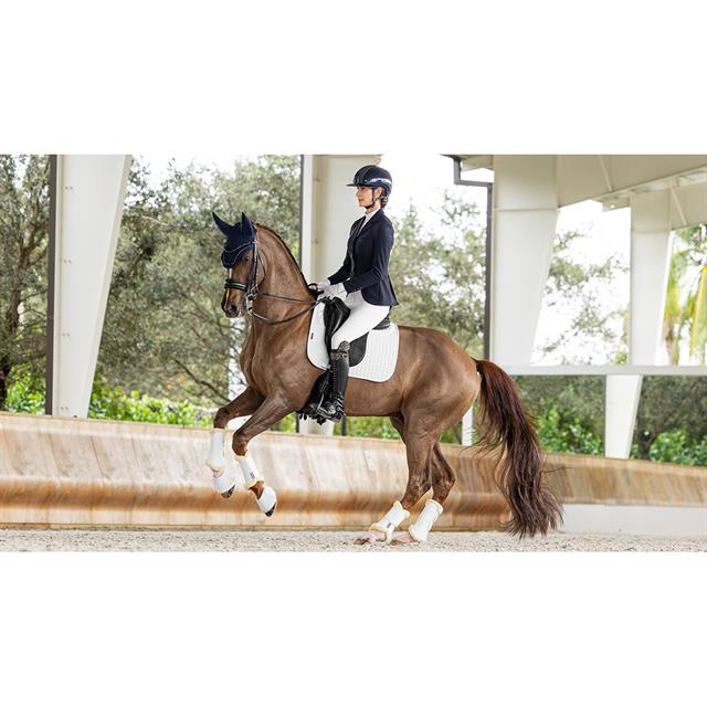 Tapis de selle Prosort Plain 2 Pocket Dressage LeMieux Blanc
