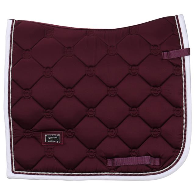 Tapis de selle Purple White Edge Equestrian Stockholm Violet