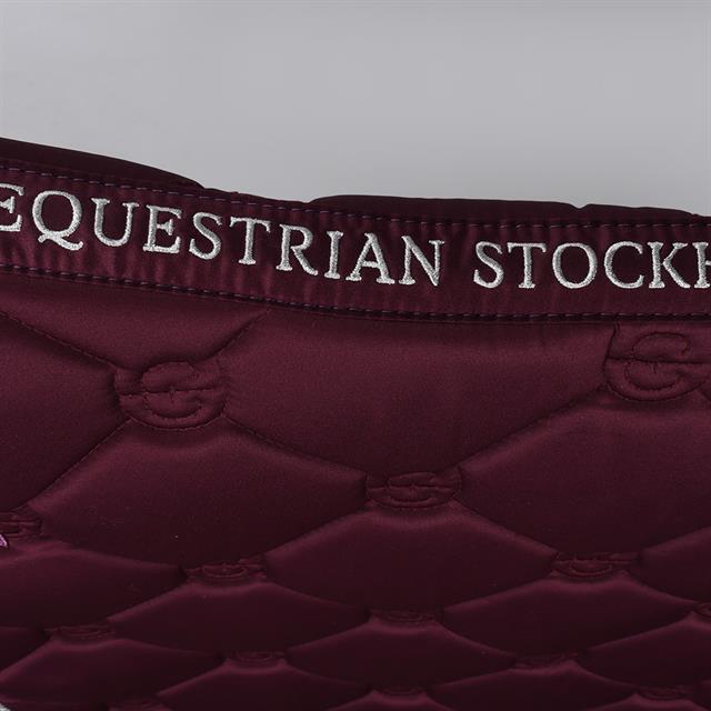 Tapis de selle Purple White Edge Equestrian Stockholm Violet