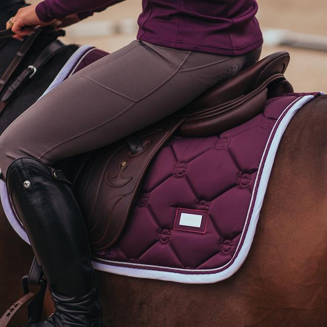 Tapis de selle Purple White Edge Equestrian Stockholm Violet