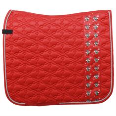 Tapis de selle QHP KERST MERRY CHRISTMAS Rouge
