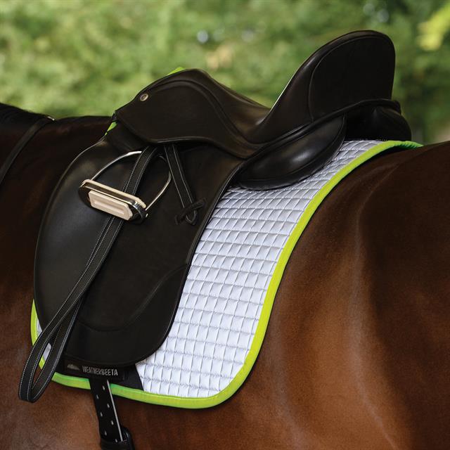 Tapis de selle Reflective Prime Dressage WeatherBeeta Jaune clair