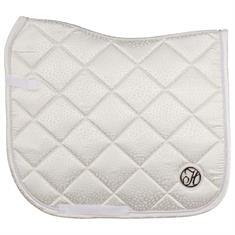 Tapis de selle Reverso Leopard Harry's Horse Blanc
