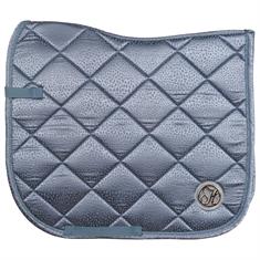 Tapis de selle Reverso Leopard Harry's Horse Bleu clair