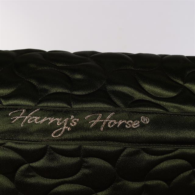 Tapis de selle Satin Harry's Horse Vert foncé