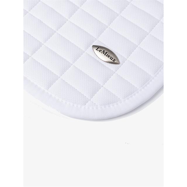 Tapis de selle Self-Cool Close Contact Square LeMieux Blanc