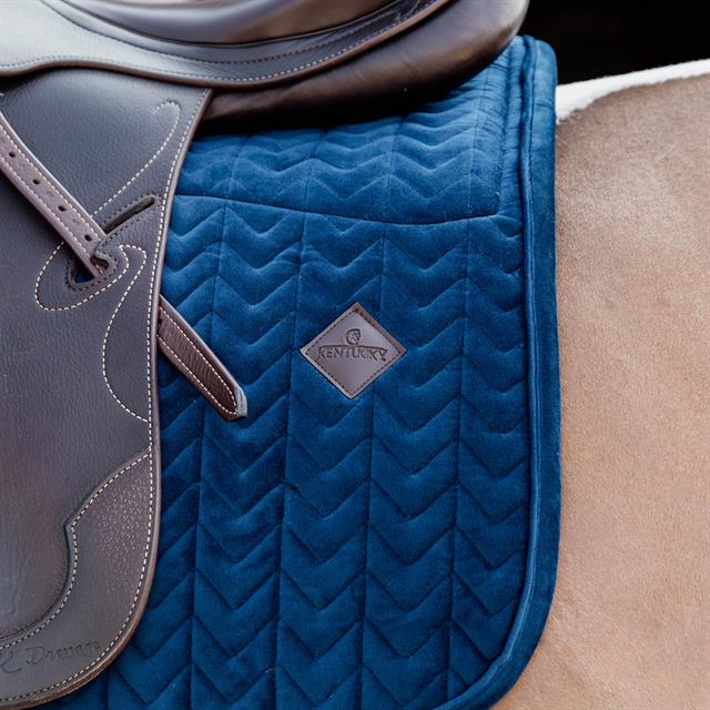 Tapis de selle Skin Friendly Velvet Kentucky Bleu foncé