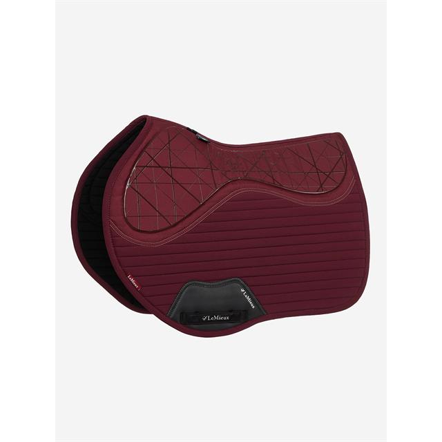Tapis de selle Soft Shell Anti Slip EuroJump LeMieux Rouge foncé