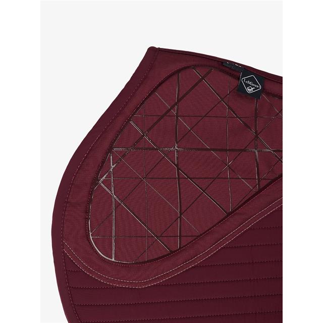 Tapis de selle Soft Shell Anti Slip EuroJump LeMieux Rouge foncé