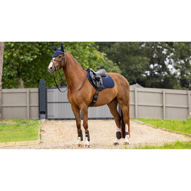 Tapis de selle Softshell Anti Slip Cc Square LeMieux Bleu foncé