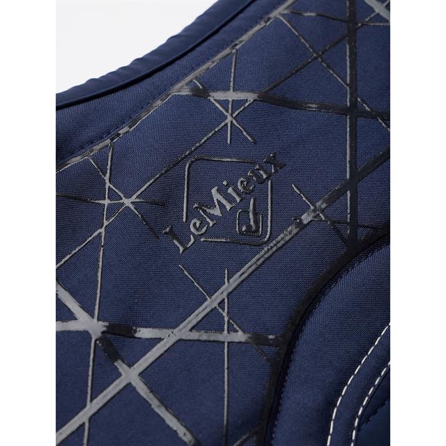 Tapis de selle Softshell Anti Slip Cc Square LeMieux Bleu foncé