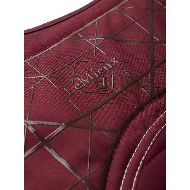 Tapis de selle Softshell Anti Slip Cc Square LeMieux Rouge foncé