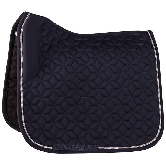 Tapis de selle Softshell Dressage Harry's Horse Bleu foncé
