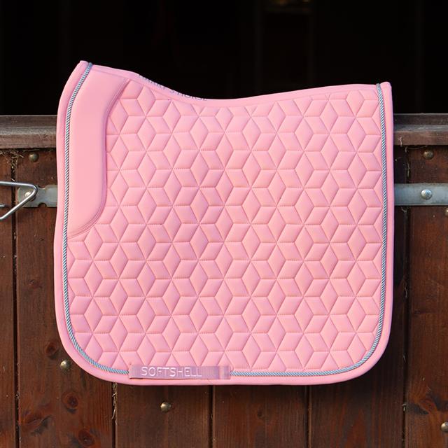 Tapis de selle Softshell Dressage Harry's Horse Rose