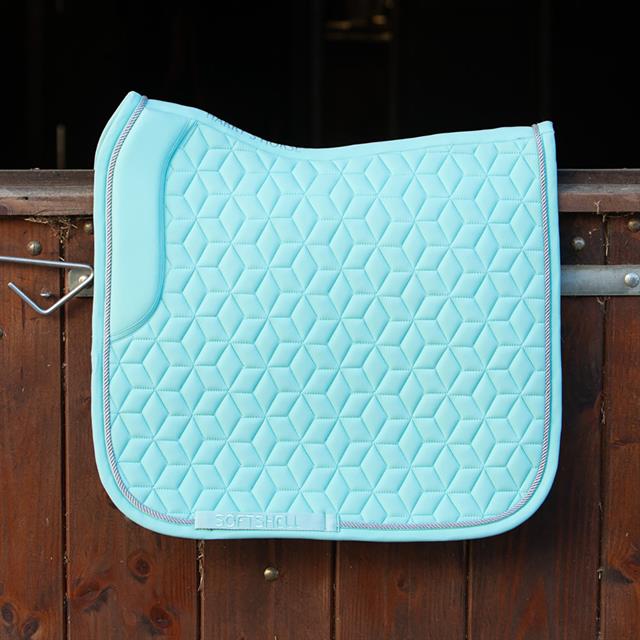 Tapis de selle Softshell Dressage Harry's Horse Vert clair