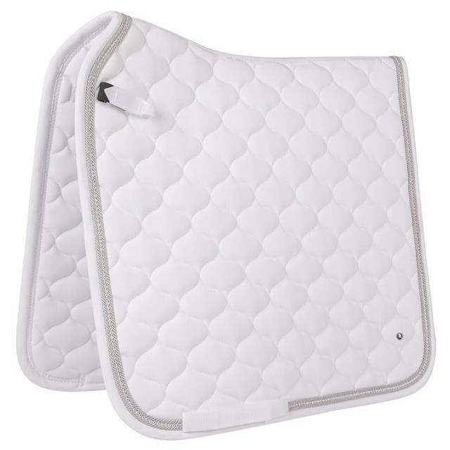 Tapis de selle Sparkle Dressage QHP Blanc