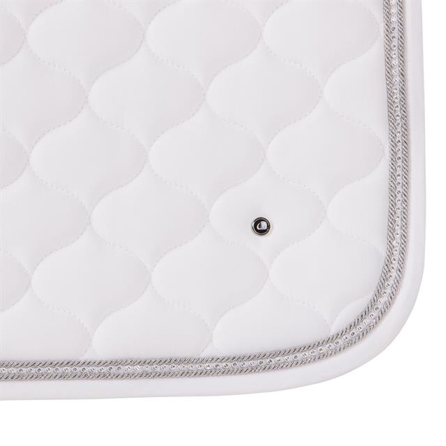 Tapis de selle Sparkle Dressage QHP Blanc