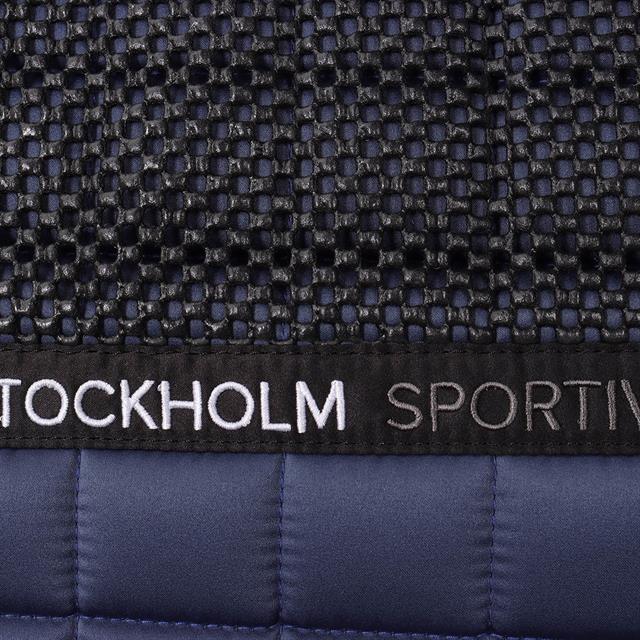 Tapis de selle Sportive Dark Venice Equestrian Stockholm Bleu