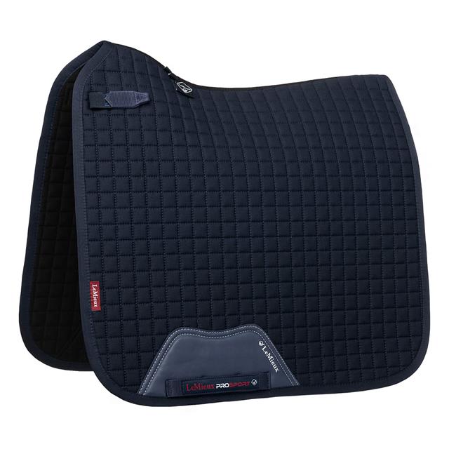 Tapis de selle Square Cotton LeMieux Bleu foncé