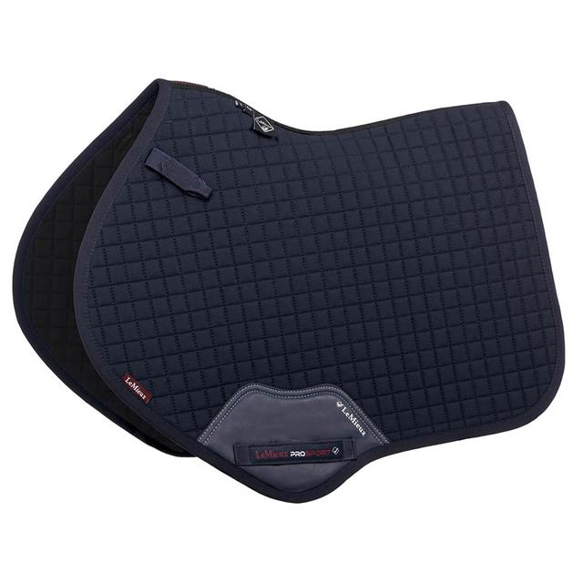 Tapis de selle Square Cotton LeMieux Bleu foncé