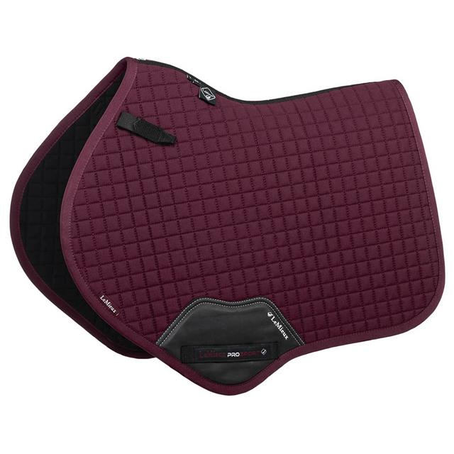 Tapis de selle Square Cotton LeMieux Rouge foncé