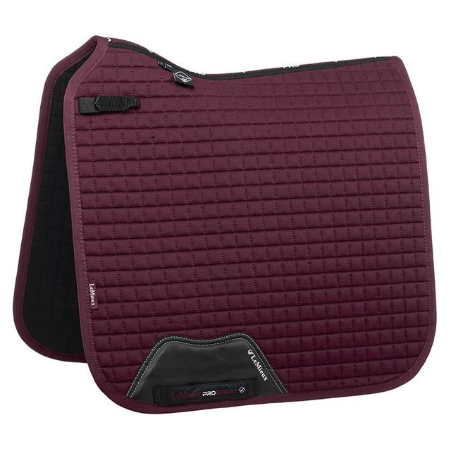 Tapis de selle Square Cotton LeMieux Rouge foncé