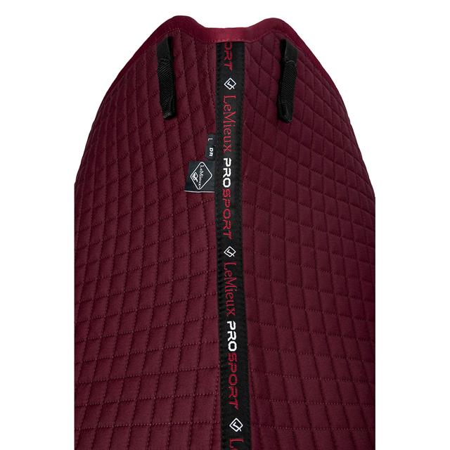 Tapis de selle Square Cotton LeMieux Rouge foncé