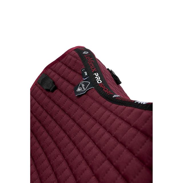 Tapis de selle Square Cotton LeMieux Rouge foncé
