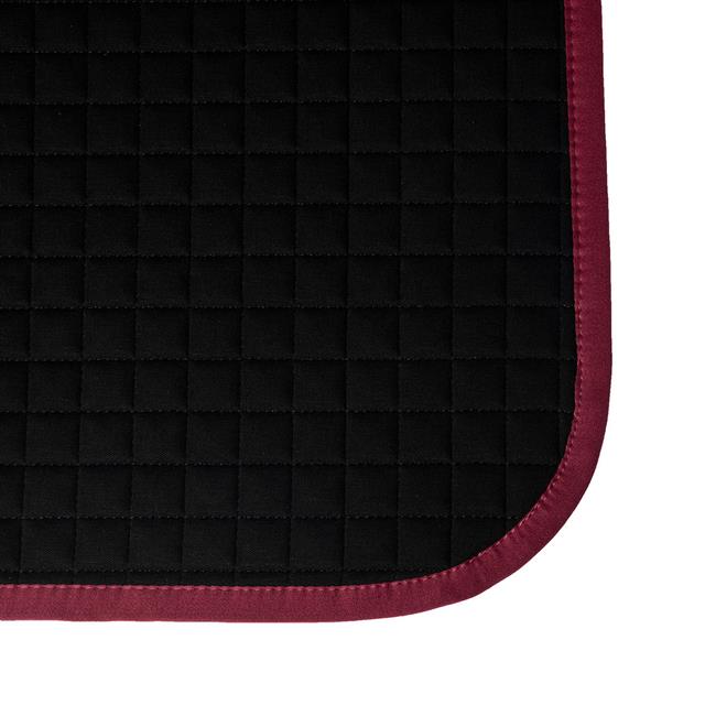 Tapis de selle Square Cotton LeMieux Rouge foncé
