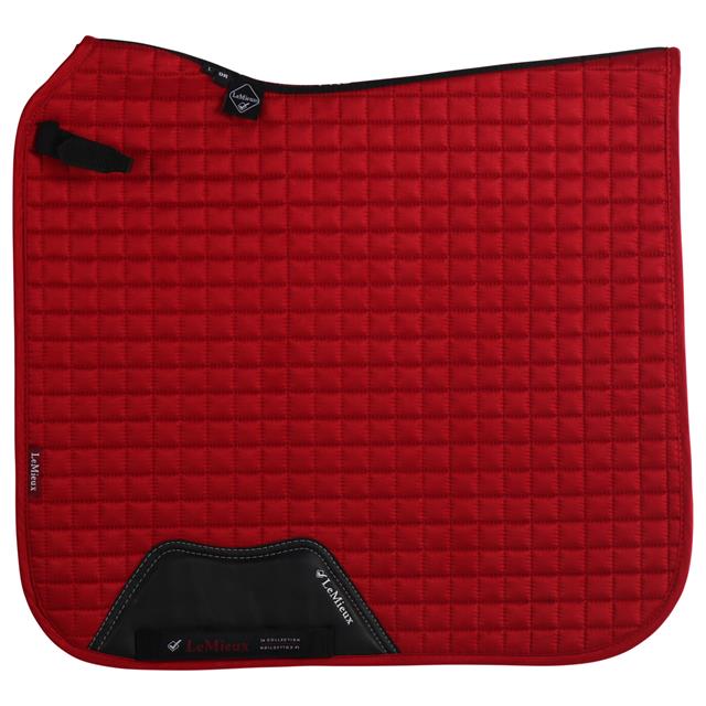 Tapis de selle Square Suede LeMieux Rouge moyen