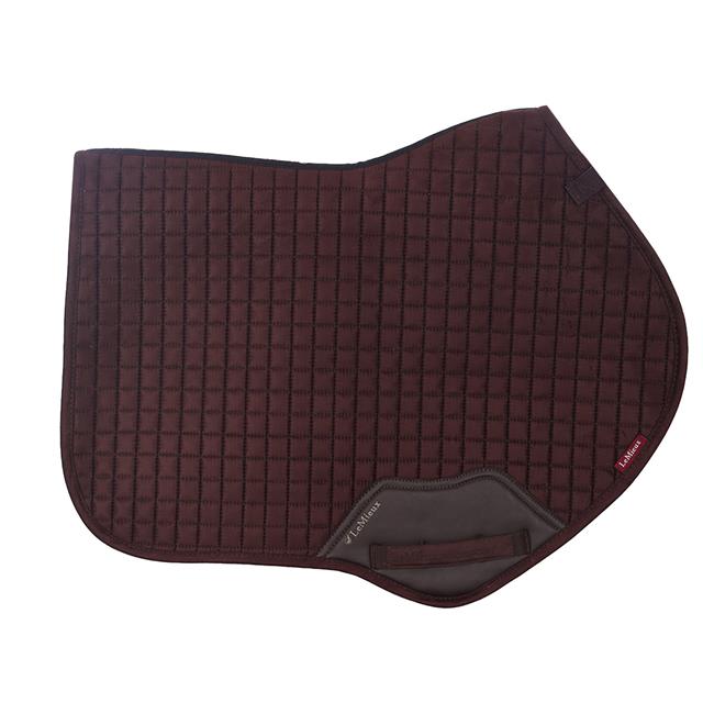 Tapis de selle Suede Close Contact Square LeMieux Marron