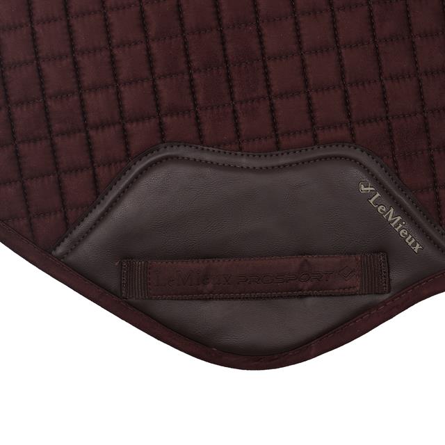 Tapis de selle Suede Close Contact Square LeMieux Marron