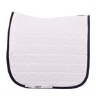 Tapis de selle Twill Dressage Anky Blanc-bleu foncé